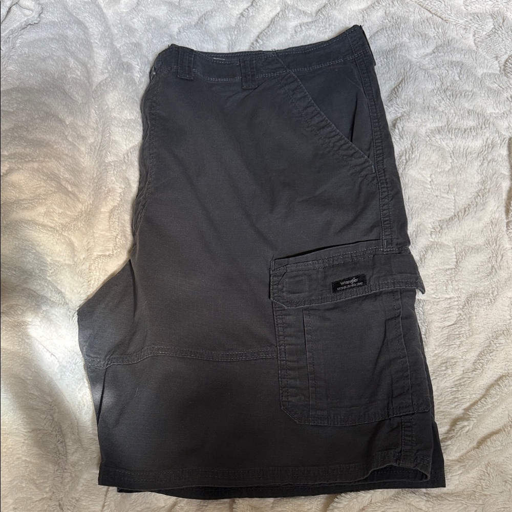 Dark Gray- Cargo Shorts with Side Pockets